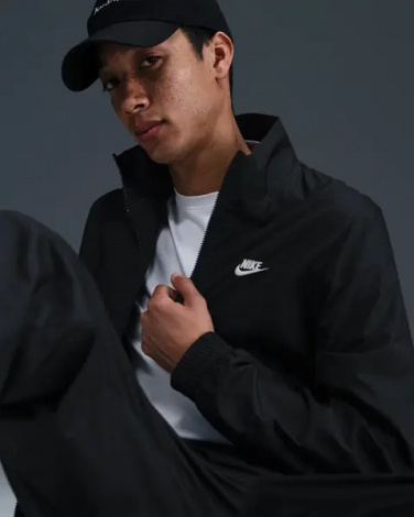 Спортивний костюм Nike CLUB WOVEN TRACKSUIT чорний HJ1985-011