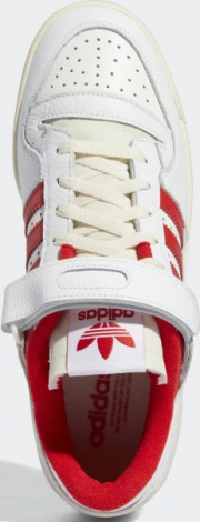 Кроссовки Adidas FORUM 84 LOW бело-красные GY5848