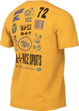 Футболка Nike M NK DF TEE 3MO GFX оранжевая FV8366-717
