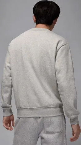 Світшот Nike JORDAN BROOKLYN FLEECE CREW-NECK сірий FV7293-050