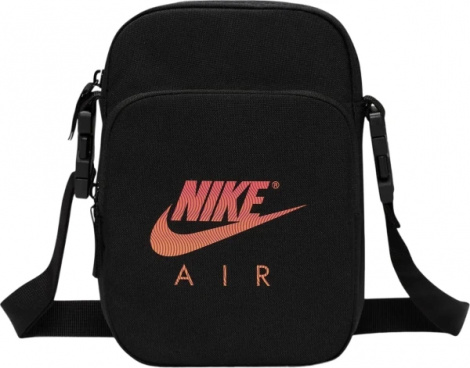 Сумка через плечо Nike NK HRITG CRSSBDY-AIR WAVEY черно-красная FV6611-010