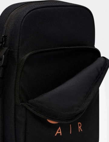 Сумка через плечо Nike NK HRITG CRSSBDY-AIR WAVEY черно-красная FV6611-010