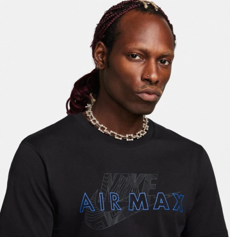 Футболка Nike M NSW AIR MAX SS TEE чорна FV5593-010