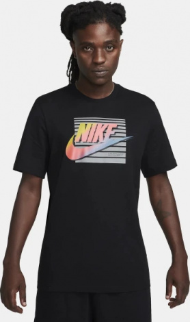 Футболка Nike M NSW TEE 6MO FUTURA черная FQ7995-010