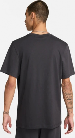 Футболка Nike M NSW SW AIR SS TOP серо-черная FN7702-070