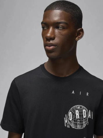Футболка Nike MJ BRAND LOGO STACK SS CRW чорна FN6027-010