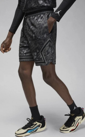 Шорти баскетбольні Nike JORDAN SPORT MEN'S DRI-FIT DIAMOND SHORTS темно-сірі FN5862-010
