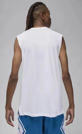 Майка Nike M J DF SPRT SLVLS TOP белая FN5856-100