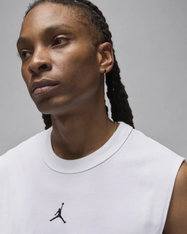 Майка Nike M J DF SPRT SLVLS TOP белая FN5856-100