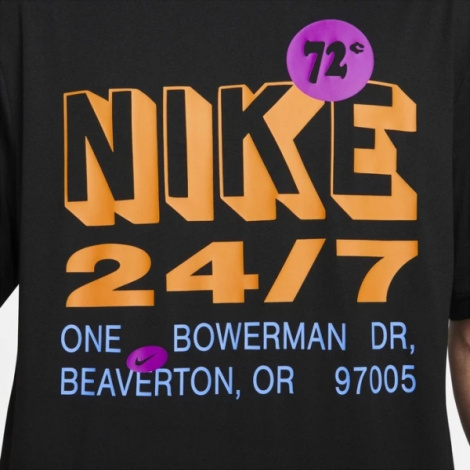 Футболка Nike M NK DF UV HYVERSE SS GFX черная FN3988-010
