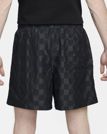 Шорти Nike M NK CLUB FLOW SHORT CHECKERS чорні FN3098-010