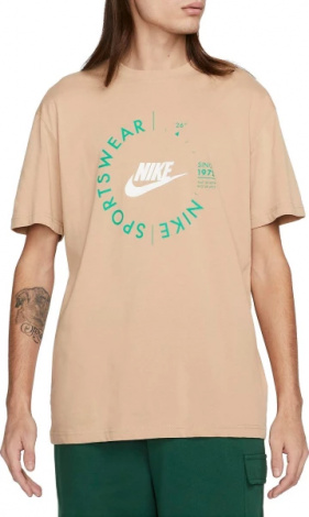 Футболка Nike M NSW SPU SS TEE коричневая FJ5255-200