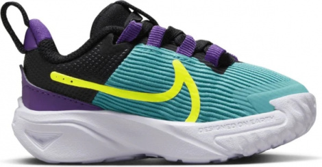 Кросівки дитячі Nike STAR RUNNER 4 NN SE (TD) бірюзово-чорно-фіолетові FJ1807-300