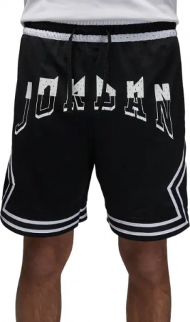 Шорты баскетбольные Nike JORDAN AIR DRI-FIT SPORT DIAMOND черно-белые FD5957-010