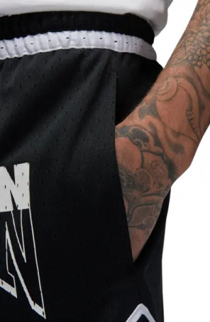 Шорты баскетбольные Nike JORDAN AIR DRI-FIT SPORT DIAMOND черно-белые FD5957-010