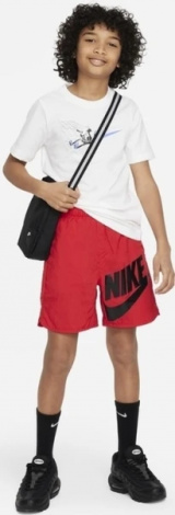 Футболка подростковая Nike K NSW TEE SOCCER BALL FA23 белая FD3974-100