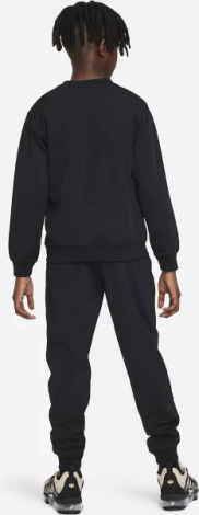 Спортивний костюм підлітковий Nike K NSW TRACKSUIT POLY CREW HBR чорний FD3090-010
