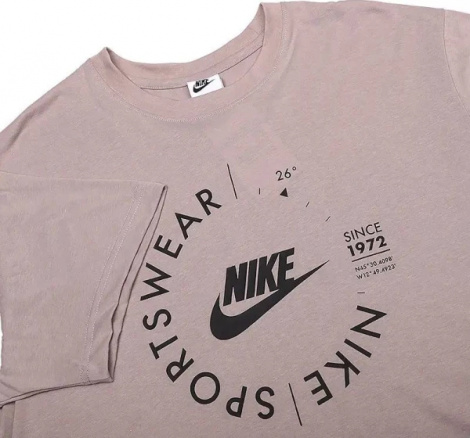 Футболка Nike M NSW SPU SS TEE бежева FD1182-272