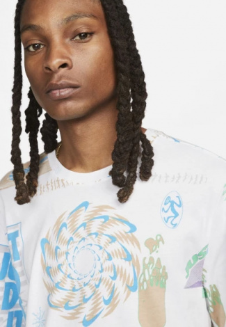 Футболка Nike M NSW TEE FESTIVAL AOP біла FB9780-100