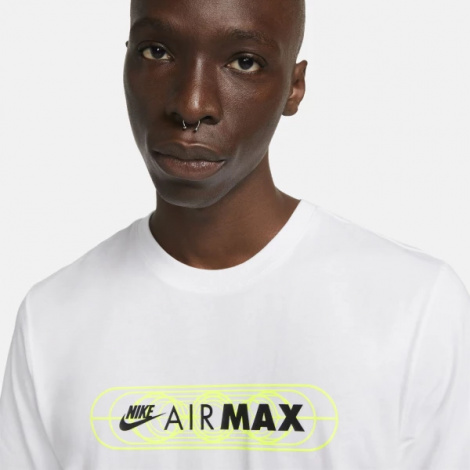 Футболка Nike M NSW AIR MAX SS TEE белая FB1439-100