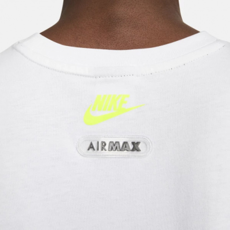 Футболка Nike M NSW AIR MAX SS TEE белая FB1439-100