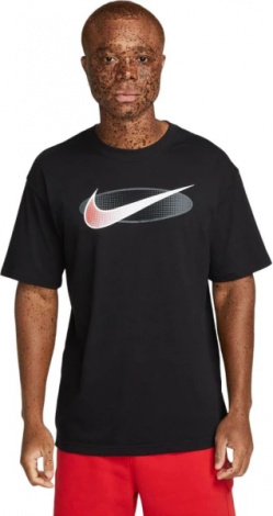 Футболка Nike M NSW TEE M90 12MO SWOOSH черная DZ2995-010