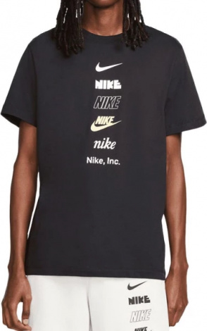 Футболка Nike M NSW TEE CLUB+ HDY PK4 чорна DZ2875-010