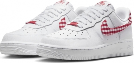 Кросівки жіночі Nike AIR FORCE 1'07 біло-червоні DZ2784-101