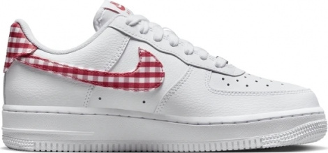 Кросівки жіночі Nike AIR FORCE 1'07 біло-червоні DZ2784-101