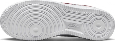 Кросівки жіночі Nike AIR FORCE 1'07 біло-червоні DZ2784-101