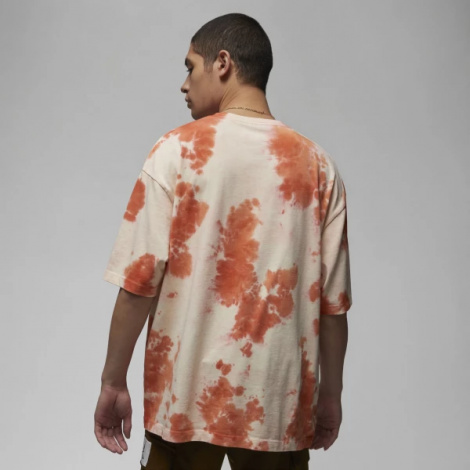 Футболка Nike M J ESS STMT OVSZ GFX SS CREW бежево-оранжевая DX9583-111