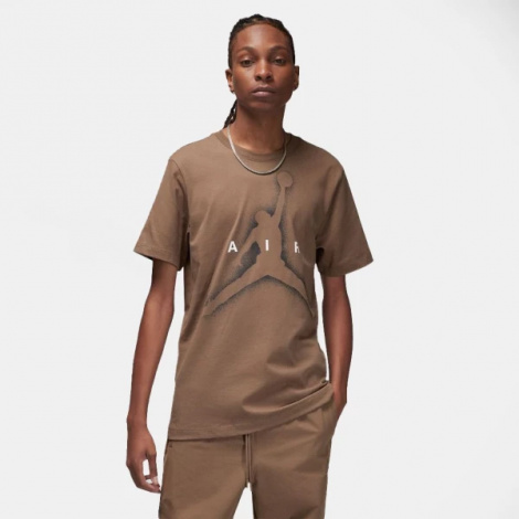 Футболка Nike JORDAN M J ESS GRAPHIC SS CREW коричневая DV8420-274