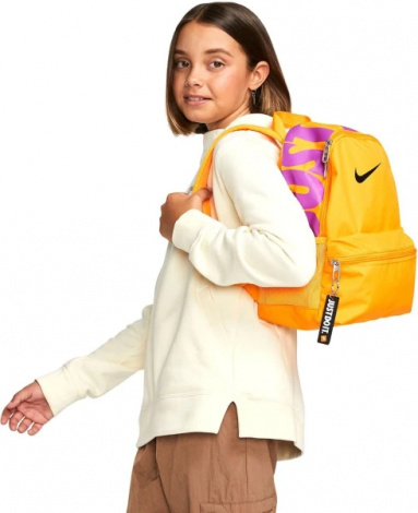 Рюкзак підлітковий Nike Y NK BRSLA JDI MINI BKPK помаранчевий DR6091-717