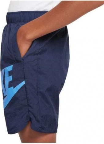 Шорти підліткові Nike B NSW WOVEN HBR SHORT темно-синій DO6582-410
