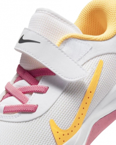 Кросівки дитячі Nike OMNI MULTI-COURT (PS) біло-рожеві DM9026-102