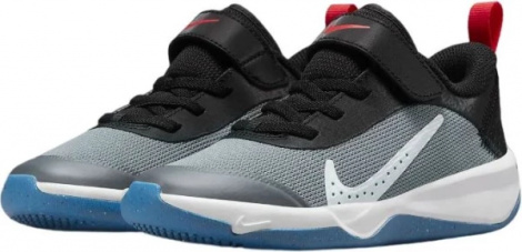 Кросівки дитячі Nike OMNI MULTI-COURT (PS) сіро-чорні DM9026-006