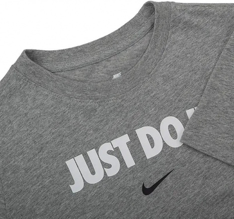 Футболка подростковая Nike NSW TEE SDI серая DC7792-063