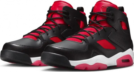 Кросівки Nike JORDAN FLIGHT CLUB '91 чорно-червоні DC7329-061