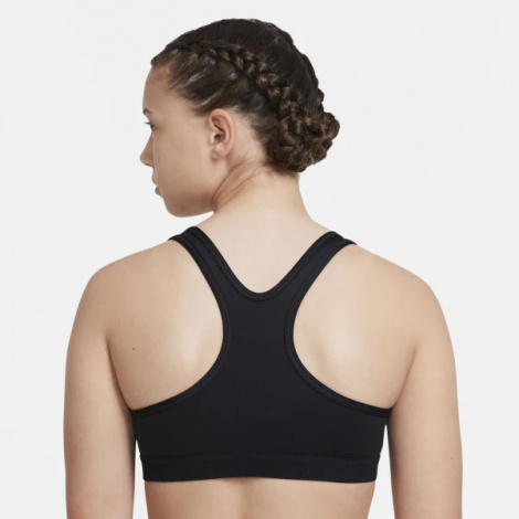 Топ подростковый Nike G NK SWOOSH BRA черный DA1030-010