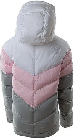Куртка підліткова Nike NSW SYNTHETIC FILL JACKET сіро-рожево-біла CU9157-107
