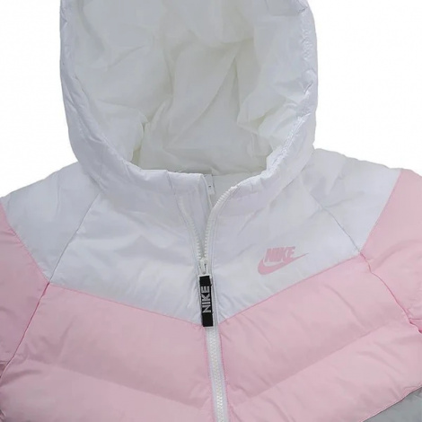 Куртка підліткова Nike NSW SYNTHETIC FILL JACKET сіро-рожево-біла CU9157-107