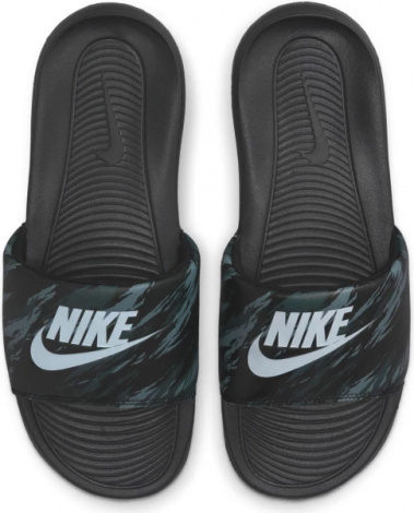 Шлепанцы Nike VICTORI ONE SLIDE PRINT черные CN9678-009