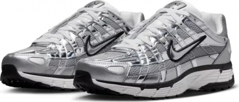 Кросівки Nike P-6000 срібно-чорні CN0149-001