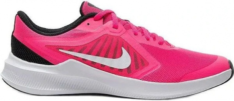 Кроссовки подростковые Nike DOWNSHIFTER 10 (GS) розово-белые CJ2066-601