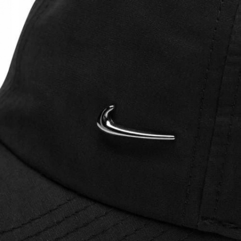 Бейсболка Nike U NSW H86 METAL SWOOSH FS черная CI2653-010