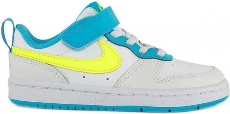 Кроссовки детские Nike COURT BOROUGH LOW 2 (PSV) белые BQ5451-122