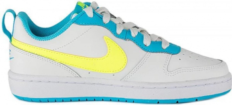 Кросівки дитячі Nike COURT BOROUGH LOW 2 (GS) біло-блакитні BQ5448-122