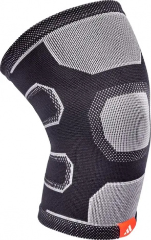 Фіксатор коліна Adidas KNEE SUPPORT чорно-сірий S ADSU-12521BK-NL