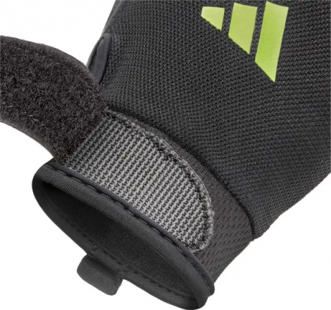 Рукавички для тренінгу Adidas ESSENTIAL TRAINING GLOVES чорно-салатові L ADGB-15003GN