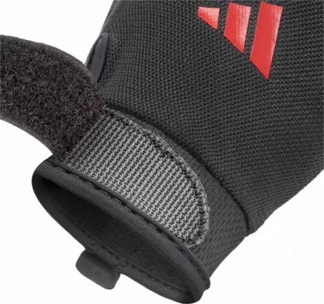 Перчатки для тренинга Adidas ESSENTIAL TRAINING GLOVES черно-красные XS ADGB-15000RD